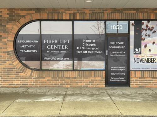 perforated window graphics